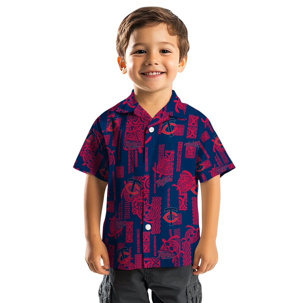 Minnesota Twins Hawaiian Shirt - Turtle Lines minnesota twins turtle lines navy hawaiian shirts top rated