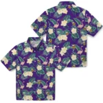 Minnesota Vikings Hawaiian Shirt – Flamingo and Hibiscus