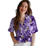 Minnesota Vikings Hawaiian Shirt – Hibiscus Arrangement