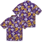 Minnesota Vikings Hawaiian Shirt – Hibiscus Flower Design