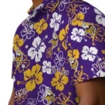 Minnesota Vikings Hawaiian Shirt – Hibiscus Flower Design