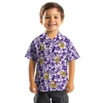 Minnesota Vikings Hawaiian Shirt – Hibiscus Motif