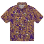 Minnesota Vikings Hawaiian Shirt – Leaf Outline