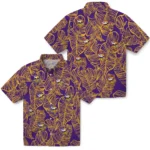 Minnesota Vikings Hawaiian Shirt – Leaf Outline