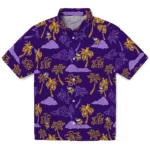 Minnesota Vikings Hawaiian Shirt – Palm And Clouds