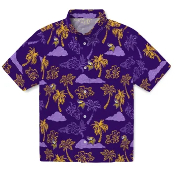 minnesota vikings palm and clouds purple hawaiian shirts best selling
