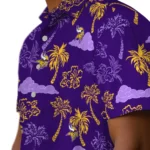 Minnesota Vikings Hawaiian Shirt – Palm And Clouds
