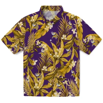 minnesota vikings palm leaves purple hawaiian shirts best selling