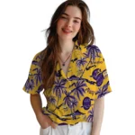 Minnesota Vikings Hawaiian Shirt – Palm Sunset