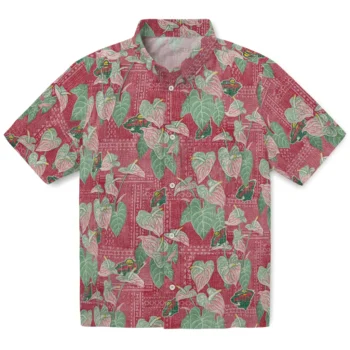 minnesota wild anthurium overlay red hawaiian shirts best selling
