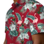 Minnesota Wild Hawaiian Shirt – Flamingo and Hibiscus