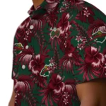 Minnesota Wild Hawaiian Shirt – Hibiscus Exotic