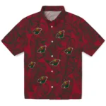 Minnesota Wild Hawaiian Shirt – Leaf Outline