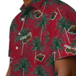 Minnesota Wild Hawaiian Shirt – Palm Tree Motif