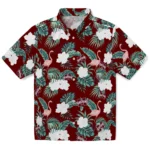 Mississippi State Bulldogs Hawaiian Shirt – Flamingo and Hibiscus