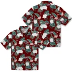 Mississippi State Bulldogs Hawaiian Shirt – Flamingo and Hibiscus
