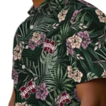 Mississippi State Bulldogs Hawaiian Shirt – Hibiscus Leaves Pattern