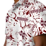 Mississippi State Bulldogs Hawaiian Shirt – Hibiscus Overlay