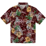 Mississippi State Bulldogs Hawaiian Shirt – Hibiscus Tiki Jungle