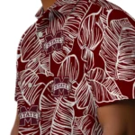 Mississippi State Bulldogs Hawaiian Shirt – Leaf Outline