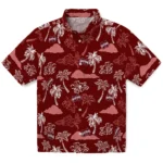 Mississippi State Bulldogs Hawaiian Shirt – Palm And Clouds