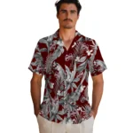 Mississippi State Bulldogs Hawaiian Shirt – Palm Leaves