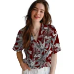 Mississippi State Bulldogs Hawaiian Shirt – Palm Leaves