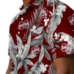 Mississippi State Bulldogs Hawaiian Shirt – Palm Leaves