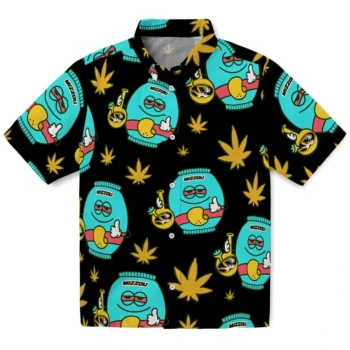 missouri tigers bong smile black hawaiian shirts best selling