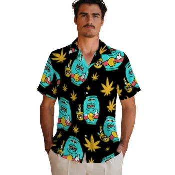 missouri tigers bong smile black hawaiian shirts fashion forward