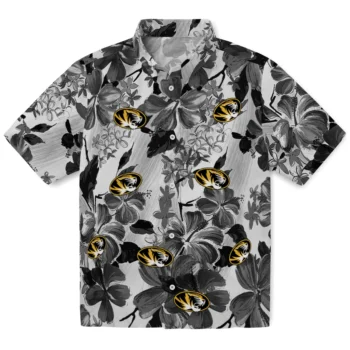 missouri tigers hibiscus arrangement black hawaiian shirts best selling
