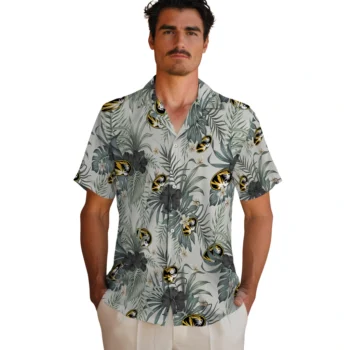 missouri tigers hibiscus designs beige hawaiian shirts fashion forward