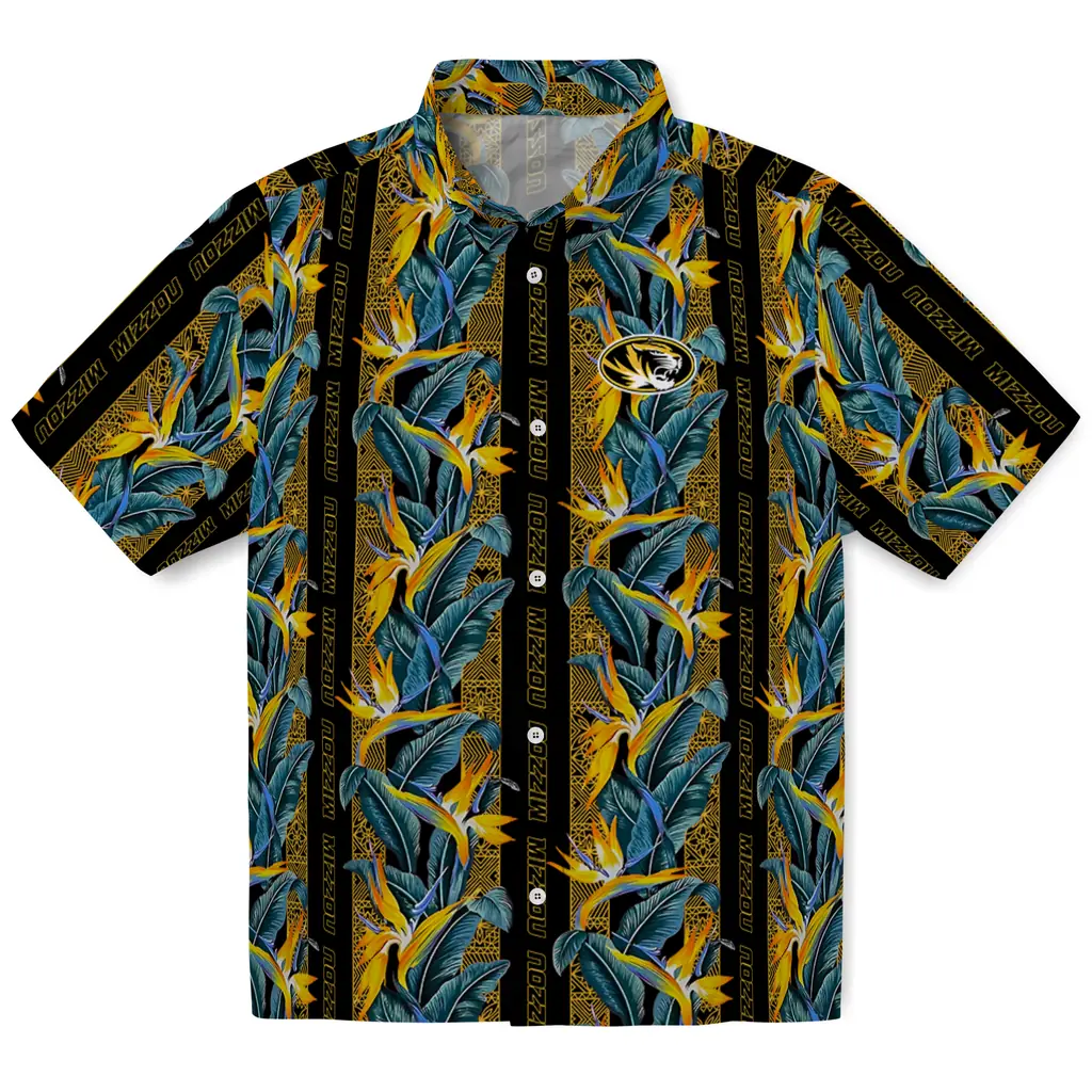 Missouri Tigers Hawaiian Shirt - Paradise Vines missouri tigers paradise vines black hawaiian shirts best selling