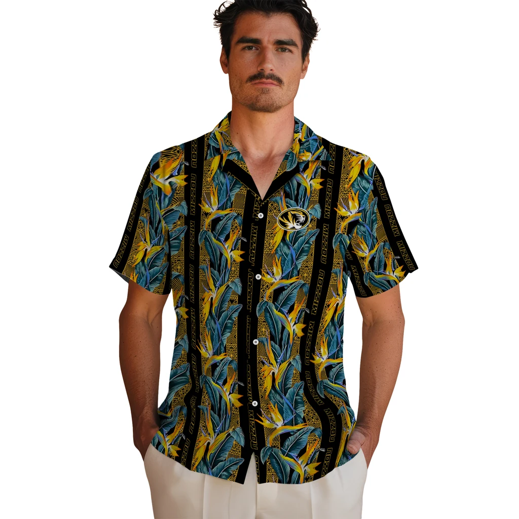 Missouri Tigers Hawaiian Shirt - Paradise Vines missouri tigers paradise vines black hawaiian shirts fashion forward
