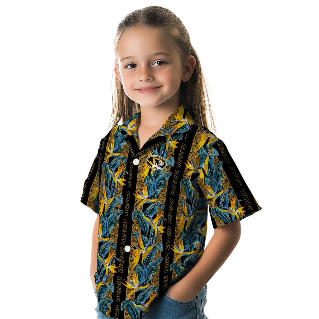 Missouri Tigers Hawaiian Shirt - Paradise Vines missouri tigers paradise vines black hawaiian shirts premium grade