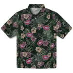 Montreal Canadiens Hawaiian Shirt – Hibiscus Leaves Pattern