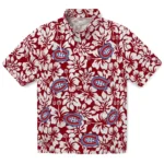 Montreal Canadiens Hawaiian Shirt – Hibiscus Motif