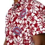 Montreal Canadiens Hawaiian Shirt – Hibiscus Motif