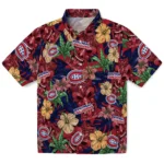 Montreal Canadiens Hawaiian Shirt – Hibiscus Tiki Jungle