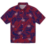 Montreal Canadiens Hawaiian Shirt – Monstera Layer