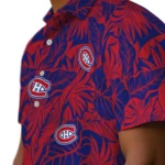 Montreal Canadiens Hawaiian Shirt – Monstera Layer