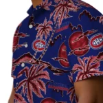 Montreal Canadiens Hawaiian Shirt – Palm Sunset