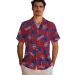 Montreal Canadiens Hawaiian Shirt – Palm Tree Motif