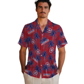 montreal canadiens palm grove red hawaiian shirts fashion forward