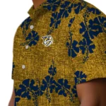 Nashville Predators Hawaiian Shirt – 50th State Flower