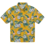 Nashville Predators Hawaiian Shirt – Flamingo and Hibiscus