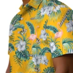 Nashville Predators Hawaiian Shirt – Flamingo and Hibiscus