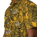 Nashville Predators Hawaiian Shirt – Leaf Outline