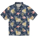 Navy Midshipmen Hawaiian Shirt – Flamingo Hibiscus