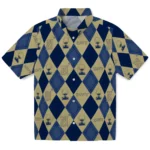 Navy Midshipmen Hawaiian Shirt – Golfing Plaid